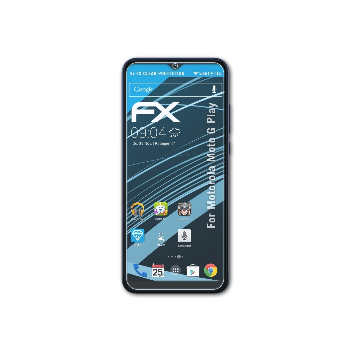 Motorola Displayschutz(für ATFOLIX G Play) Moto 3x FX-Clear