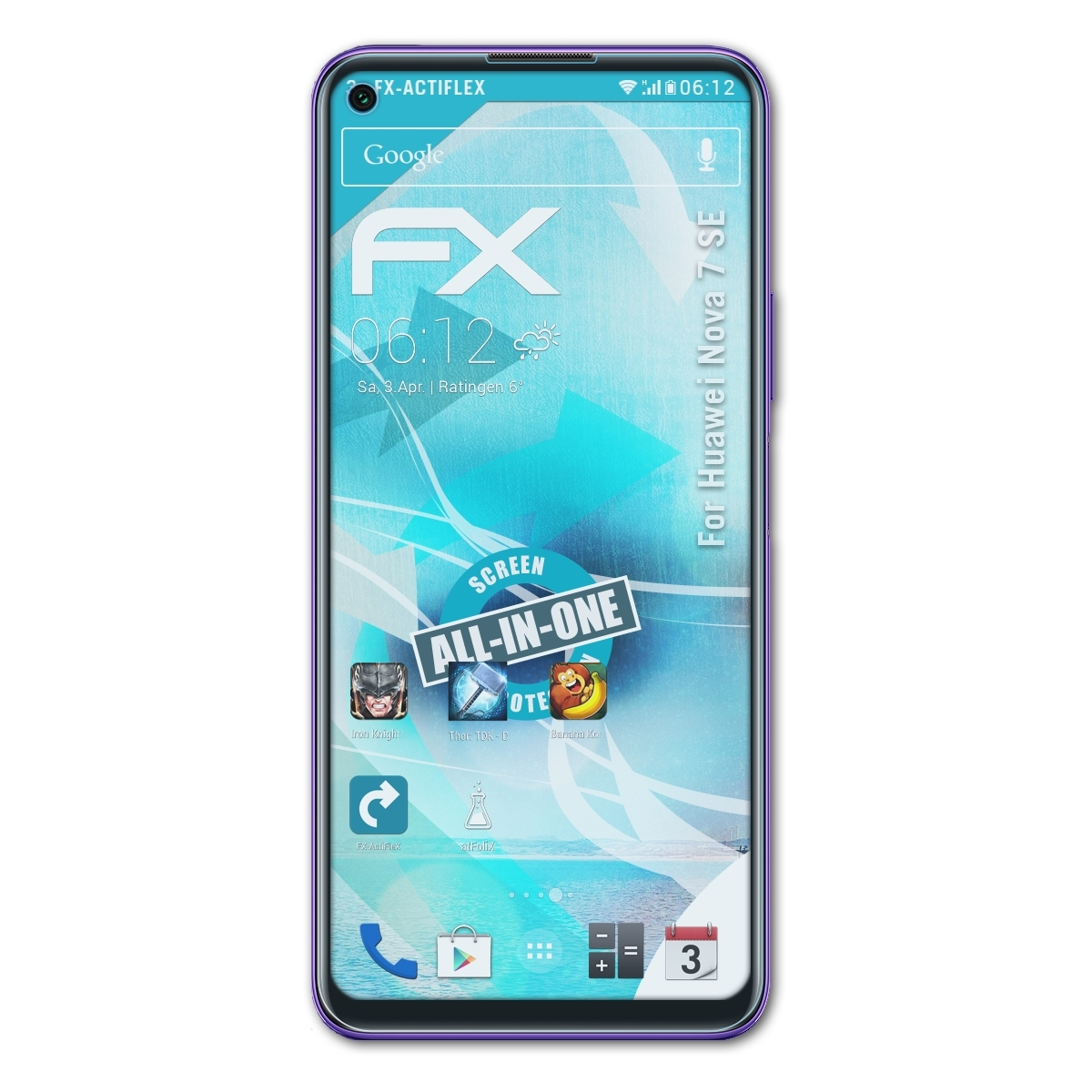 FX-ActiFleX 7 Nova Displayschutz(für 3x ATFOLIX Huawei SE)