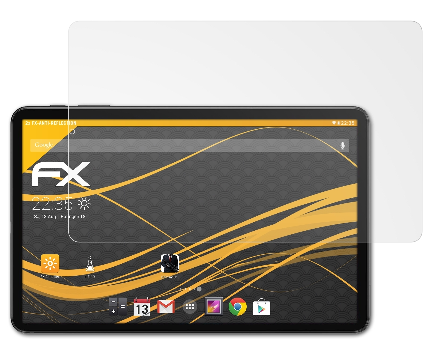 iPlay Displayschutz(für FX-Antireflex 40) ATFOLIX Alldocube 2x