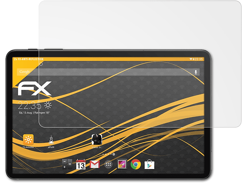 ATFOLIX 2x FX-Antireflex Displayschutz(für Alldocube iPlay 40)