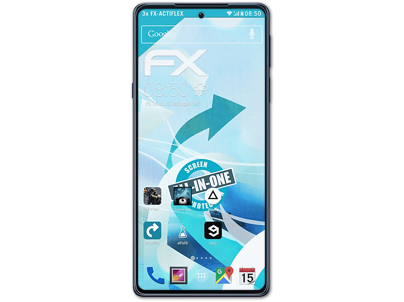 ATFOLIX 3x Displayschutz(für FX-ActiFleX Motorola Edge X30)