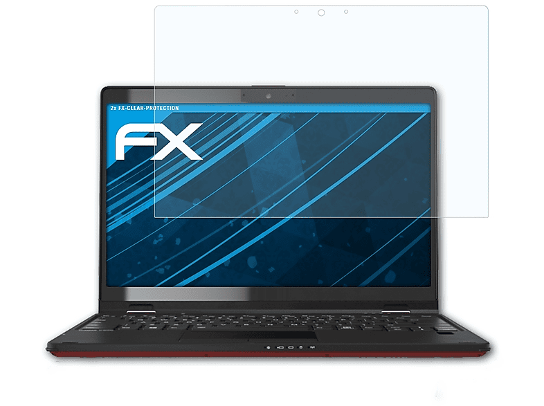 ATFOLIX 2x FX-Clear Displayschutz(für Fujitsu Lifebook U9311X)