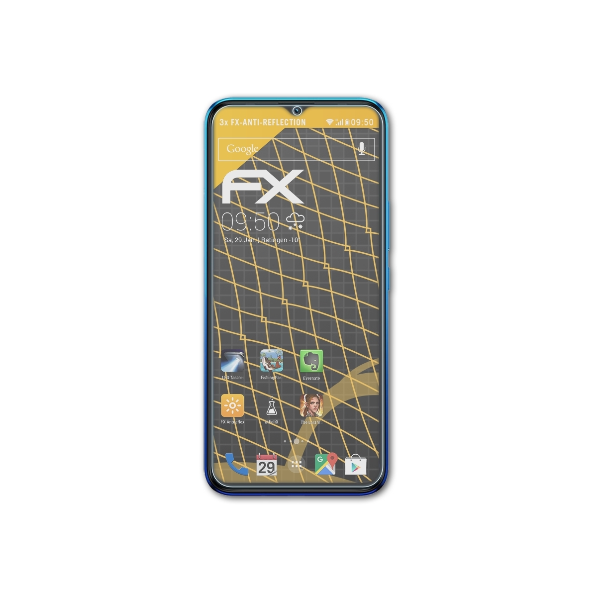 ATFOLIX 3x FX-Antireflex 5) Infinix Displayschutz(für Smart