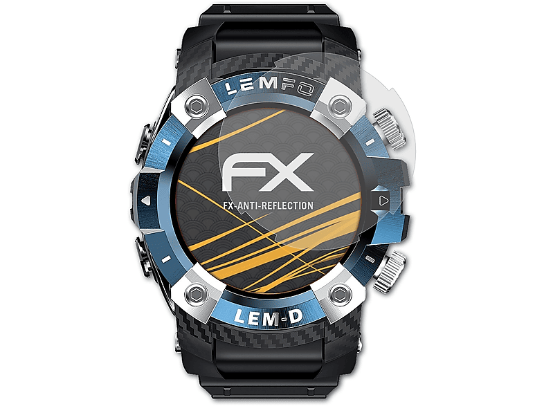 ATFOLIX 3x FX-Antireflex Displayschutz(für Lemfo LemD)