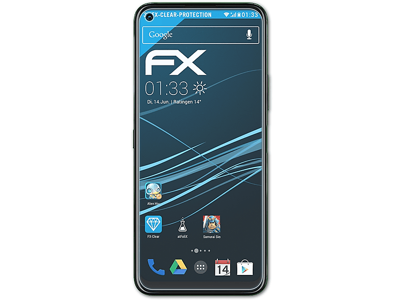 ATFOLIX 3x V) FX-Clear 8 Displayschutz(für Nokia