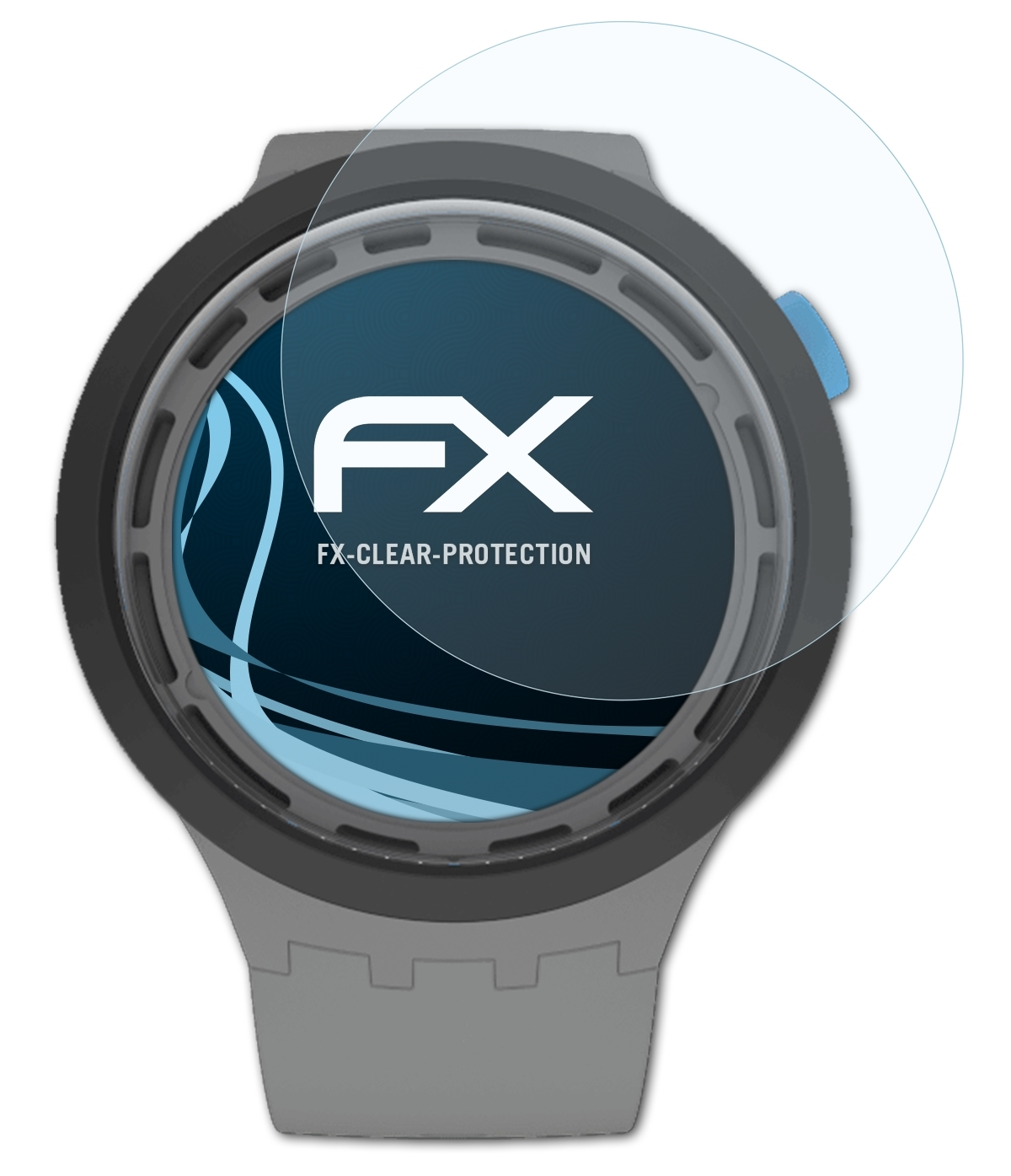 ATFOLIX 3x FX-Clear Displayschutz(für Swatch (47mm)) EasytipPay