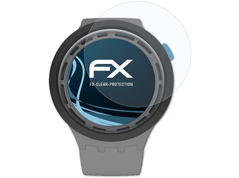ATFOLIX 3x FX-Clear Displayschutz(für Swatch EasytipPay (47mm))