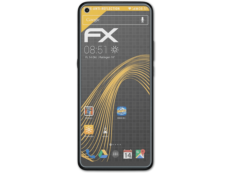 ATFOLIX 3x FX-Antireflex Displayschutz(für Motorola Moto G9 Power)