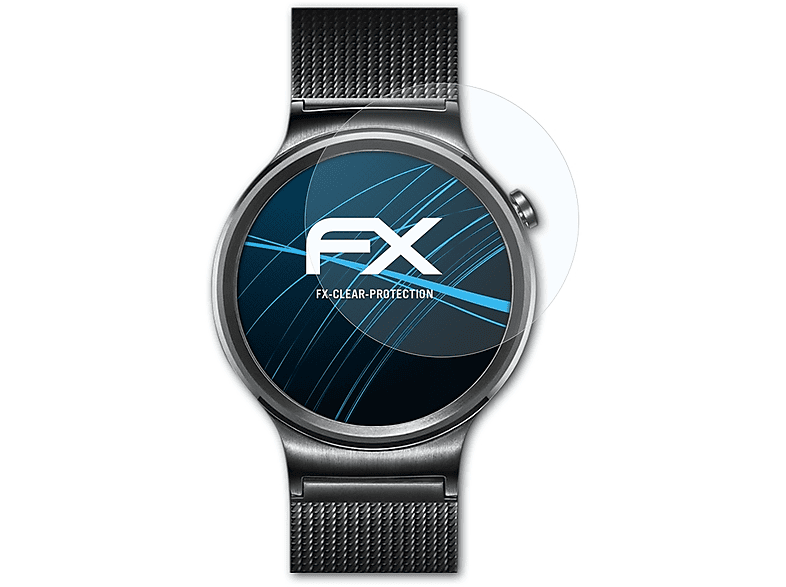 ATFOLIX 3x FX-Clear Displayschutz(für Huawei Watch) | Smartwatch Schutzfolien & Gläser