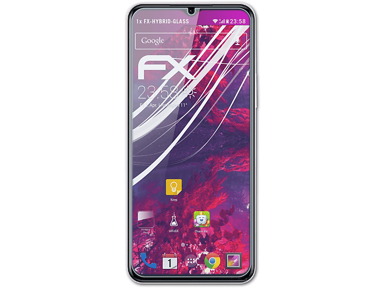 Y33s FX-Hybrid-Glass Vivo ATFOLIX Schutzglas(für 5G)