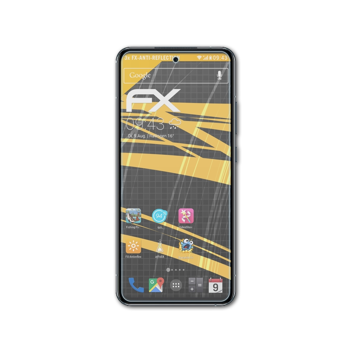 ATFOLIX 3x matt&stoßfest Nokia X30 Displayschutz(für 5G)