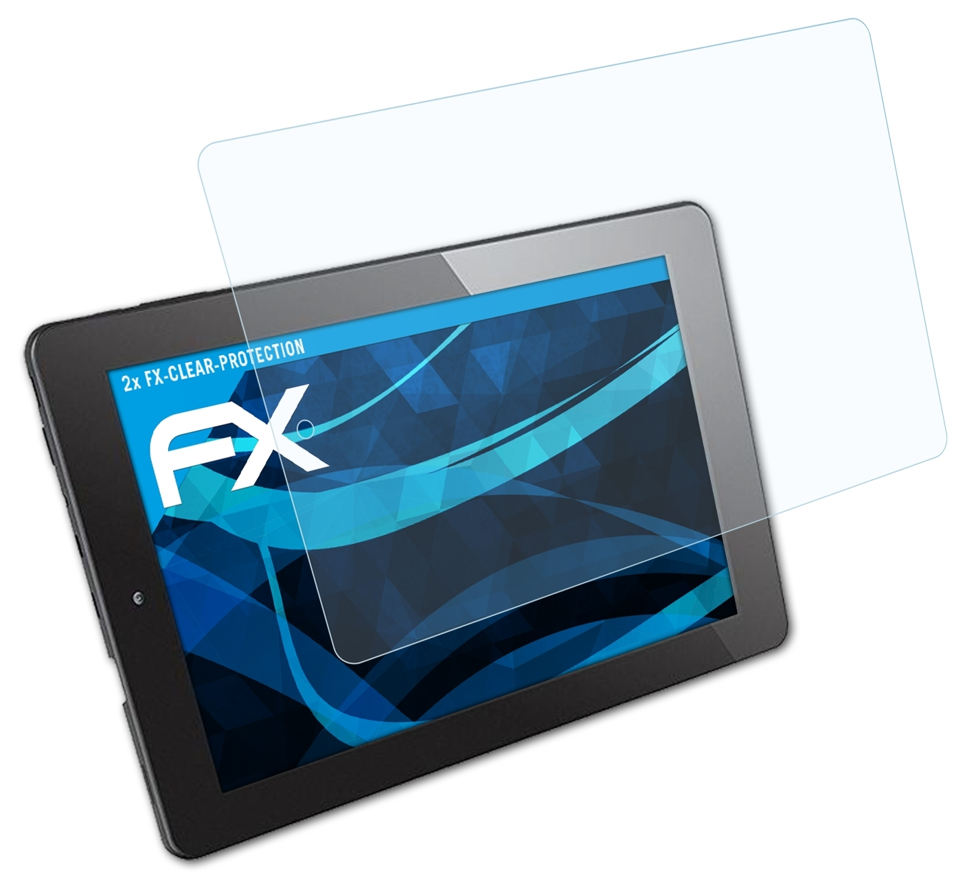 ATFOLIX 2x FX-Clear CSL Tab Panther 9) Displayschutz(für