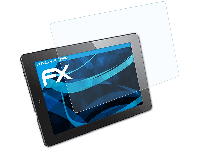 ATFOLIX 2x FX-Clear CSL Tab Panther 9) Displayschutz(für