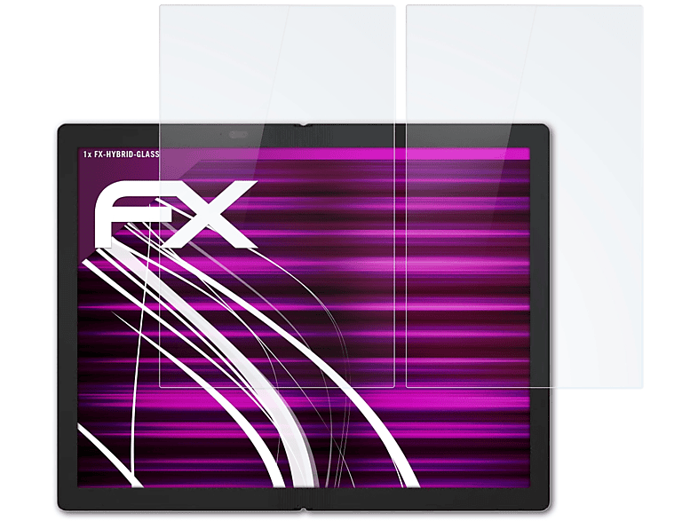 ATFOLIX FX-Hybrid-Glass Schutzglas(für Lenovo (Gen X1 1)) ThinkPad Fold