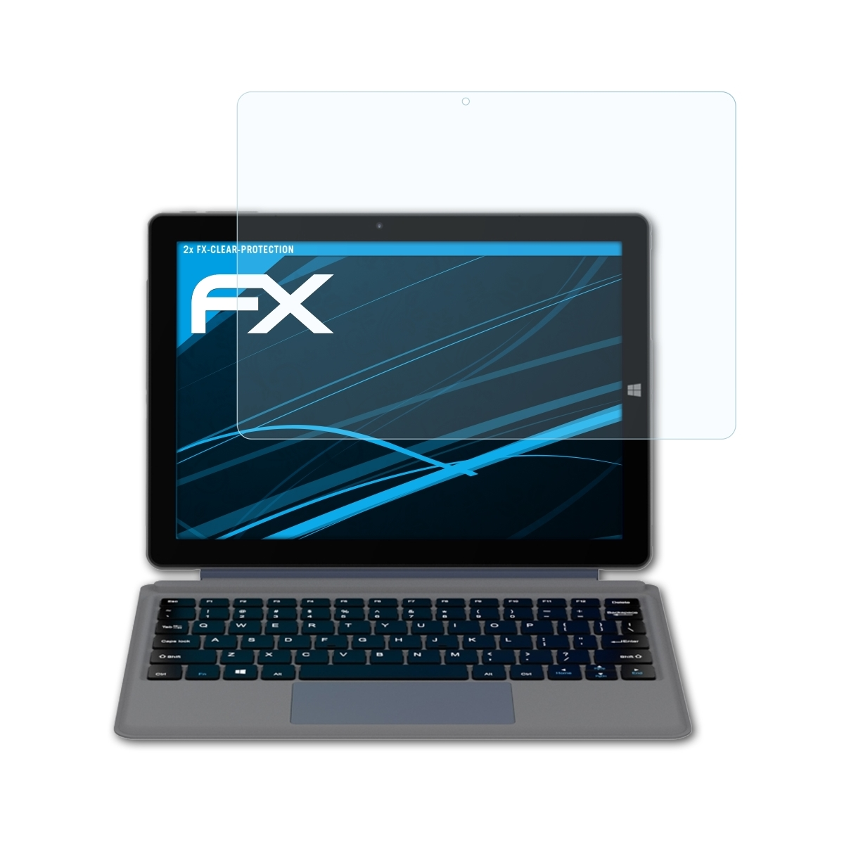 ATFOLIX 2x FX-Clear Displayschutz(für Alldocube 20) iWork