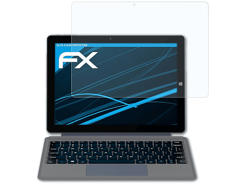 ATFOLIX 2x FX-Clear Displayschutz(für Alldocube iWork 20)