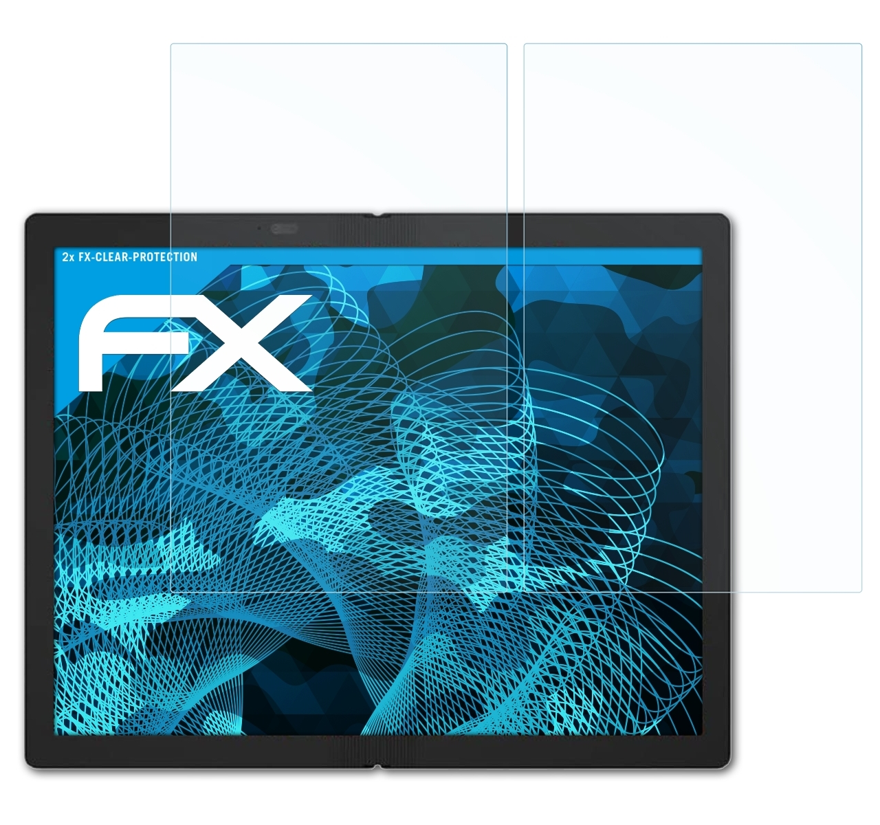 ATFOLIX 2x FX-Clear Lenovo Displayschutz(für X1 (Gen Fold ThinkPad 1))