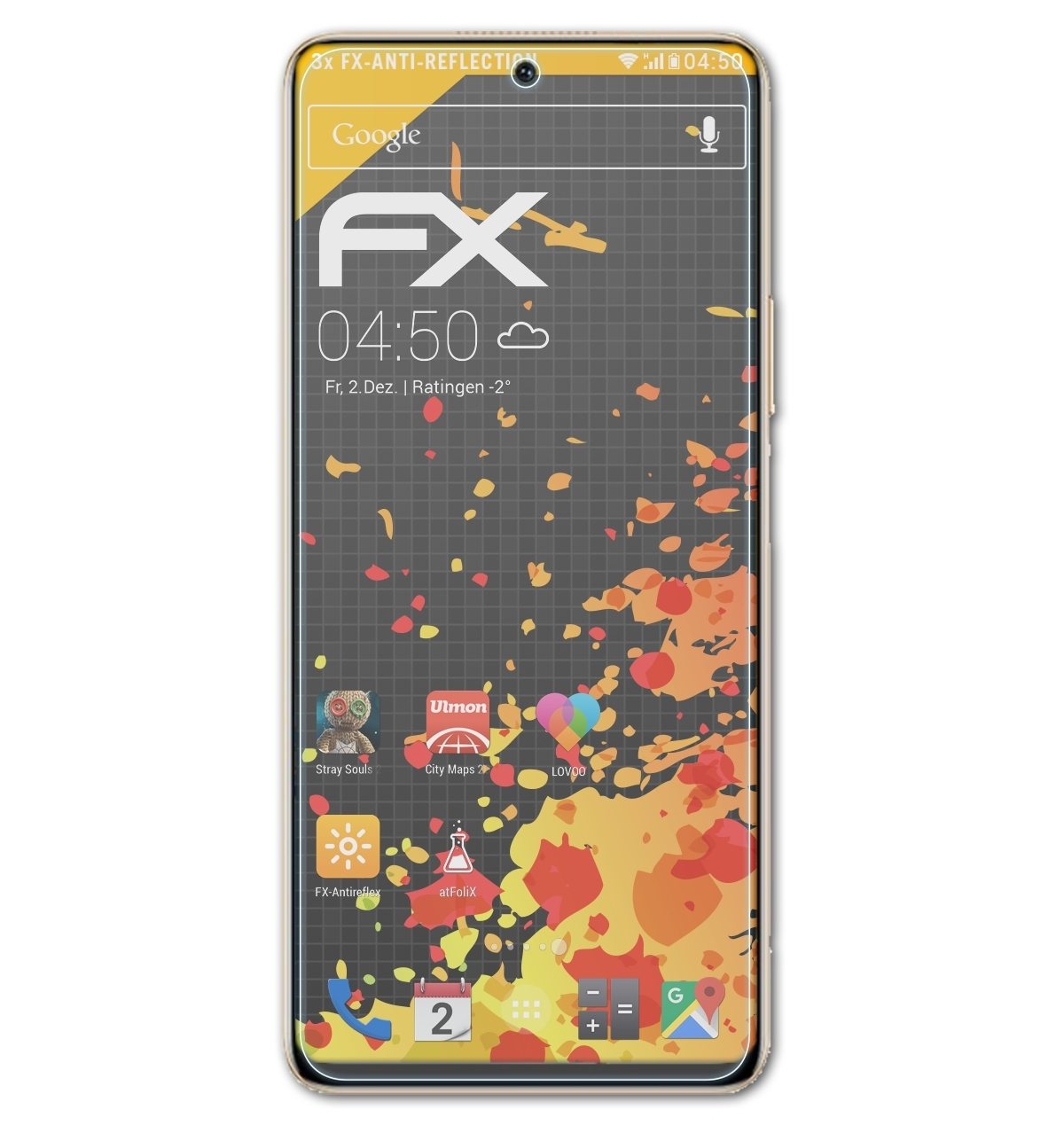 Honor 3x Displayschutz(für ATFOLIX X30) FX-Antireflex