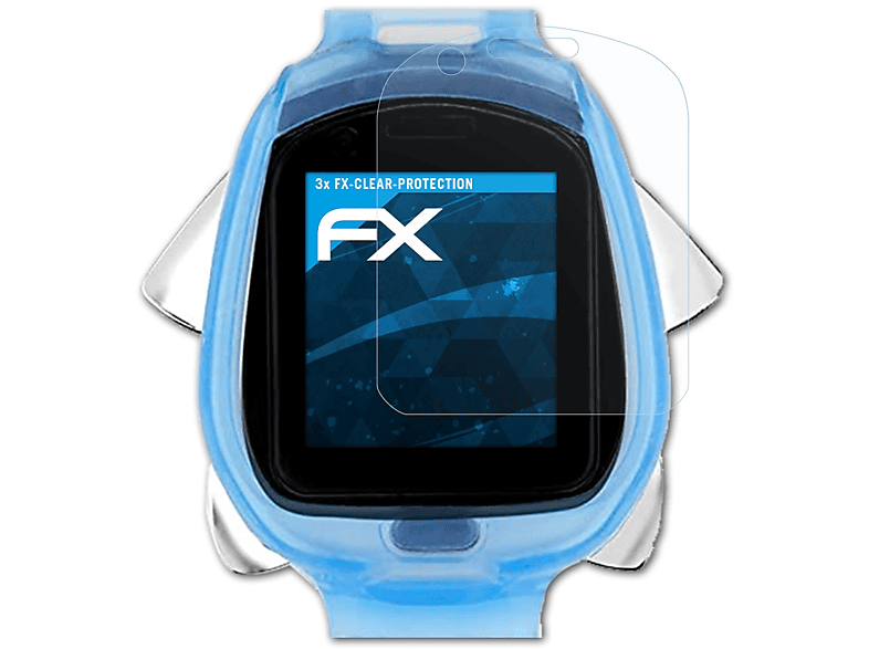 ATFOLIX 3x FX-Clear Displayschutz(für Tobi Little Tikes Robot)