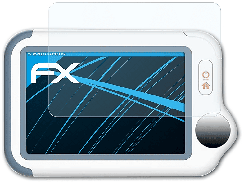 ATFOLIX 2x FX-Clear Displayschutz(für Wellue Checkme Lite)