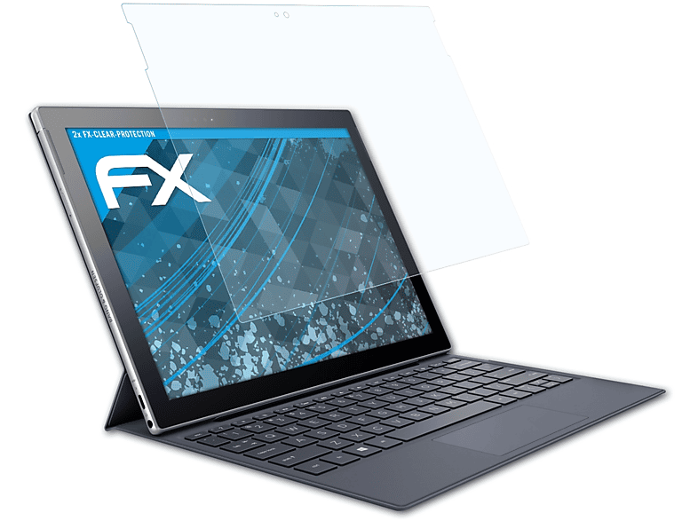 ATFOLIX 2x FX-Clear Displayschutz(für HP Envy x2 (2018))