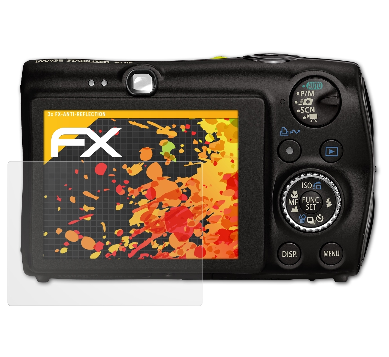 ATFOLIX 3x IXUS FX-Antireflex IS) Canon 980 Digital Displayschutz(für