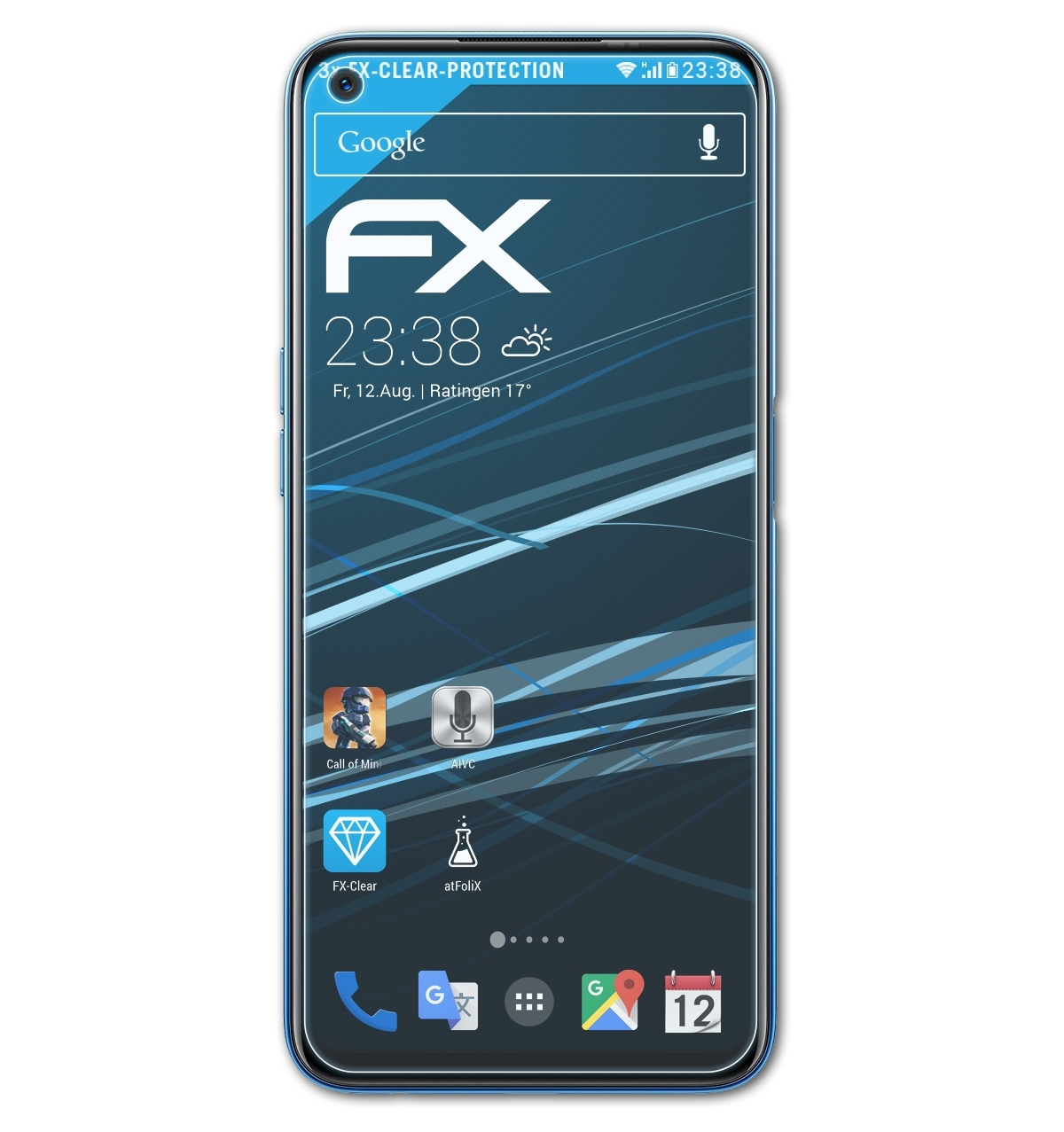 ATFOLIX 3x FX-Clear Displayschutz(für Realme 7)