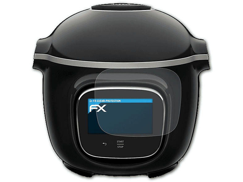 Cook4Me ATFOLIX Wifi FX-Clear Displayschutz(für (CZ9128)) Touch Krups 2x