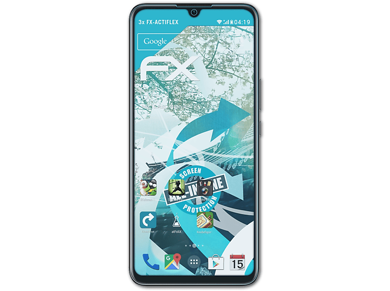 ATFOLIX 3x FX-ActiFleX Displayschutz(für Huawei Nova 8 SE)