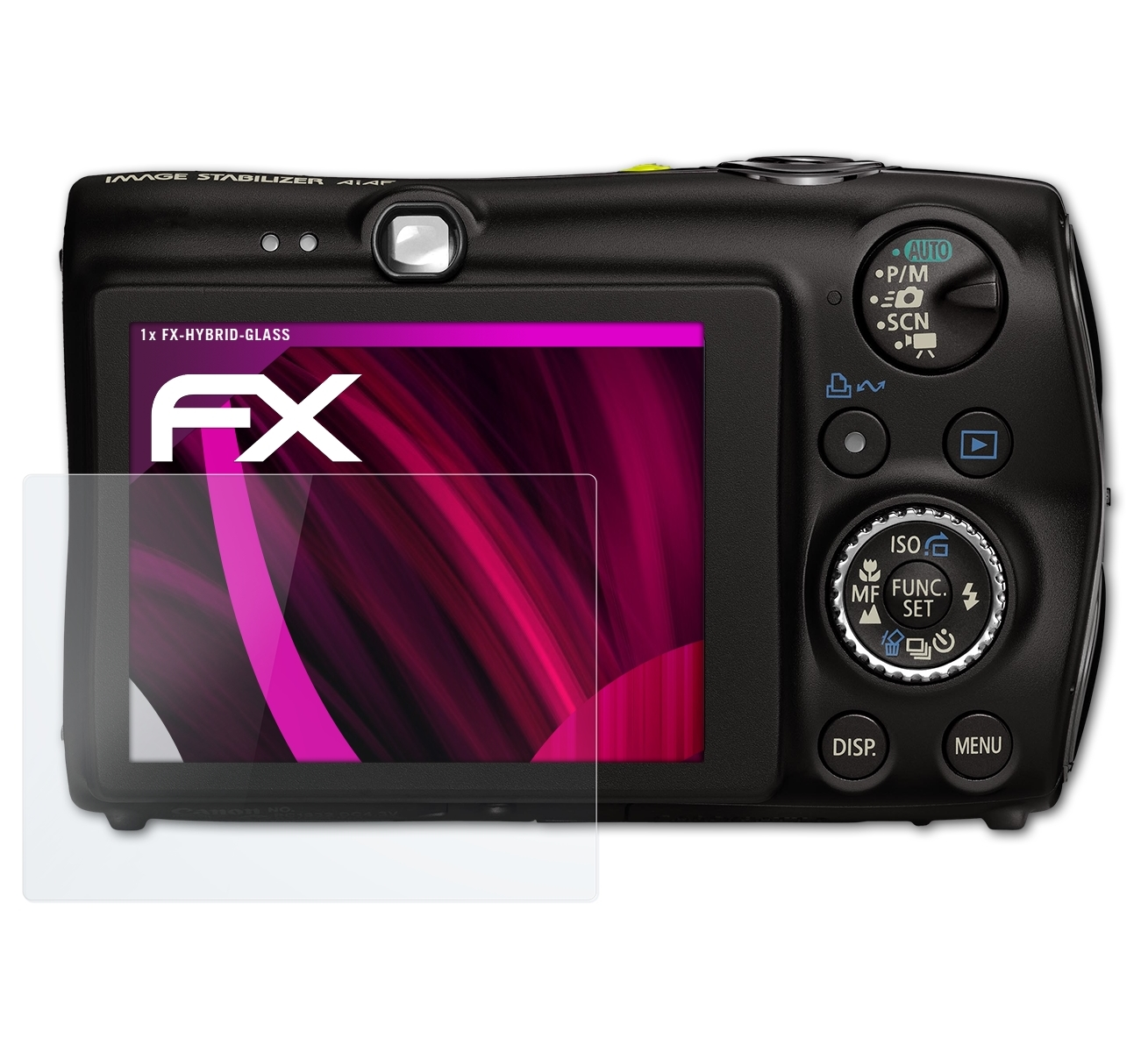 Canon FX-Hybrid-Glass 980 Digital ATFOLIX IXUS IS) Schutzglas(für