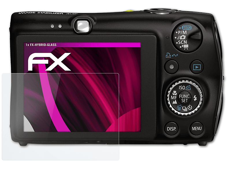FX-Hybrid-Glass IXUS Digital Schutzglas(für ATFOLIX IS) Canon 980
