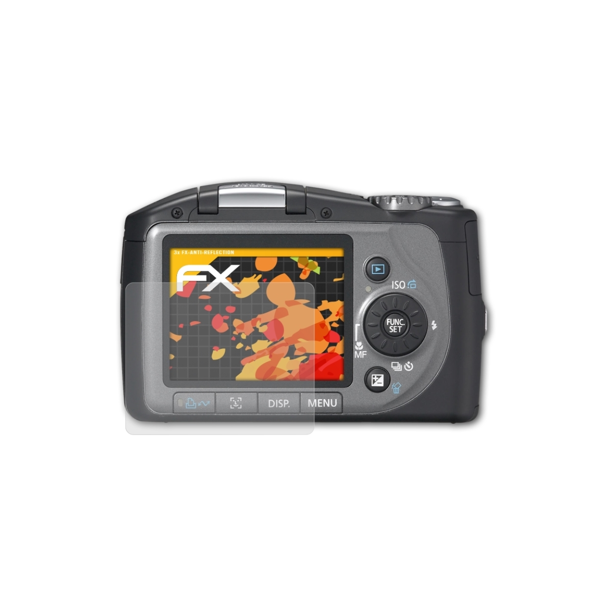 ATFOLIX 3x FX-Antireflex Displayschutz(für SX100 Canon IS) PowerShot