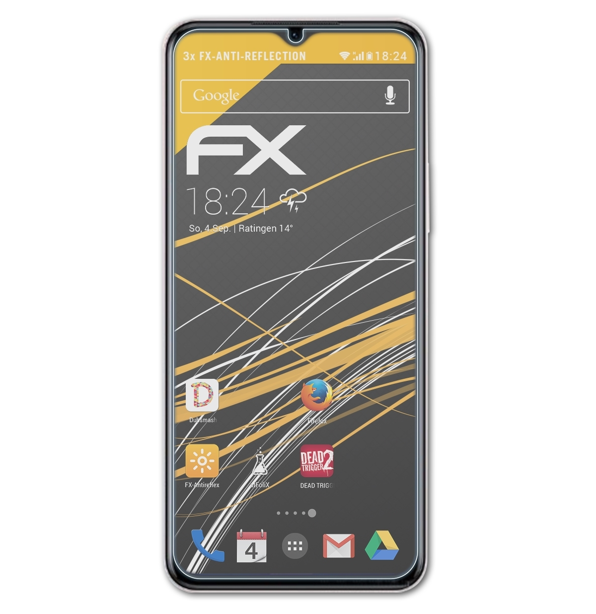 ATFOLIX 3x FX-Antireflex Displayschutz(für Y33s 5G) Vivo