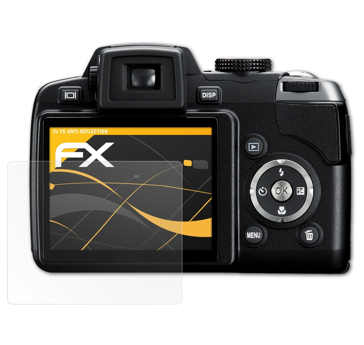 3x ATFOLIX Coolpix Displayschutz(für FX-Antireflex Nikon P80)