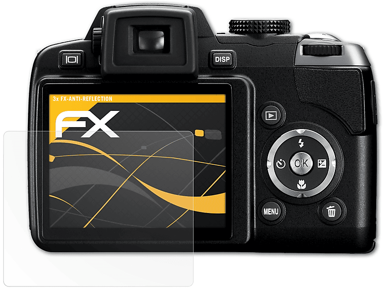P80) 3x FX-Antireflex ATFOLIX Nikon Displayschutz(für Coolpix