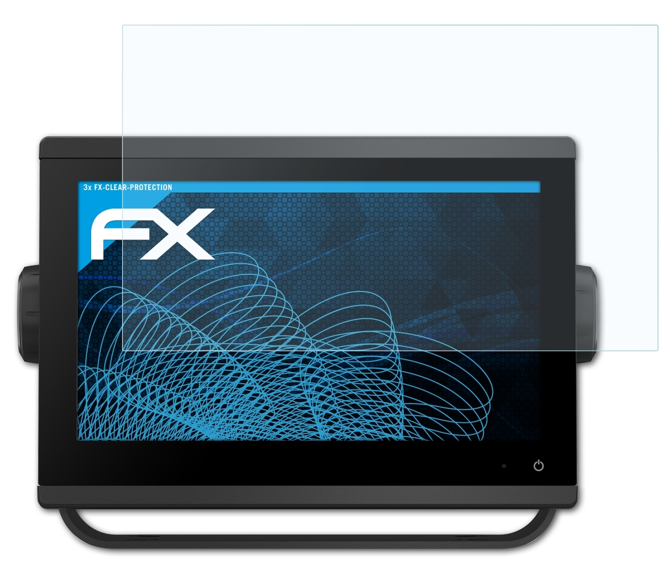 923) ATFOLIX GPSMap FX-Clear 3x Displayschutz(für Garmin