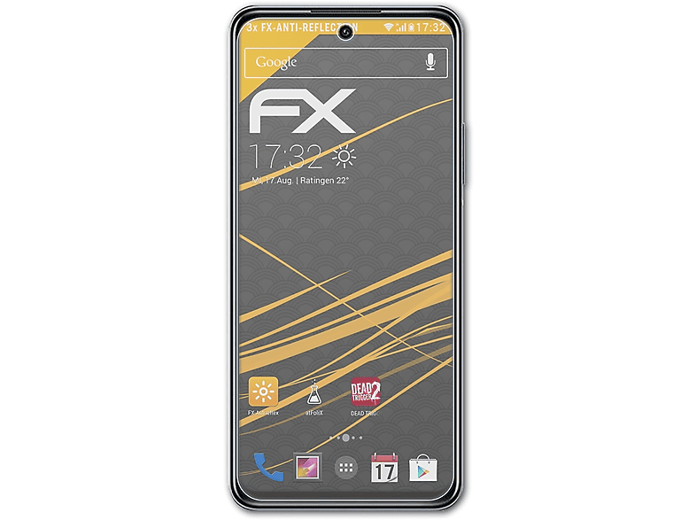 Lite) ATFOLIX 10X 3x Displayschutz(für FX-Antireflex Honor