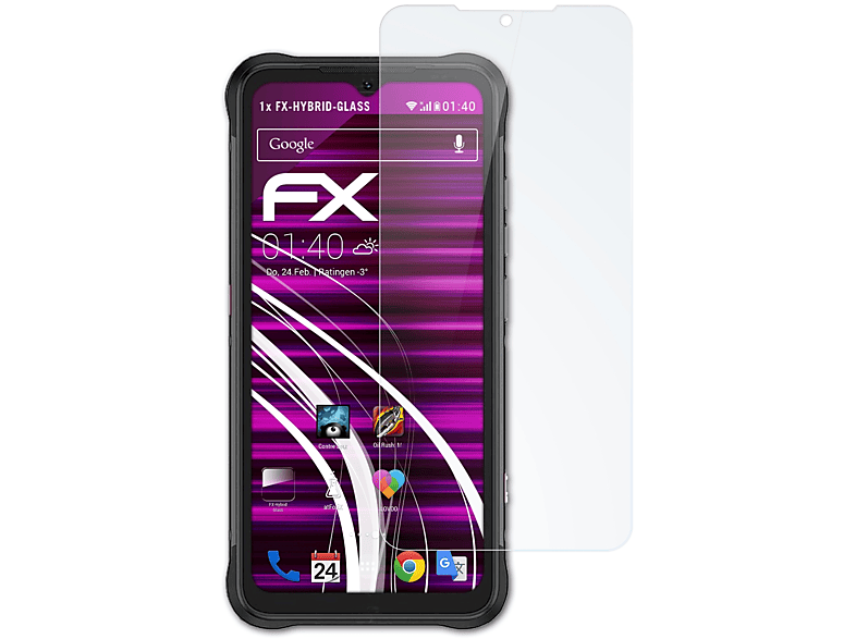 ATFOLIX FX-Hybrid-Glass Schutzglas(für UMiDigi Bison X10S)