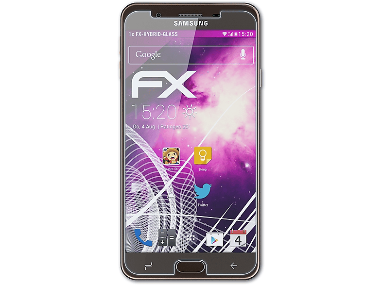 FX-Hybrid-Glass On7 ATFOLIX Samsung Galaxy Schutzglas(für Prime)