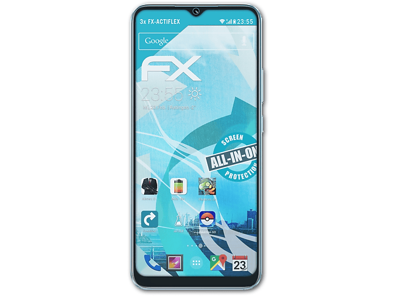 ATFOLIX 3x klar&flexibel Displayschutz(für Realme C30)