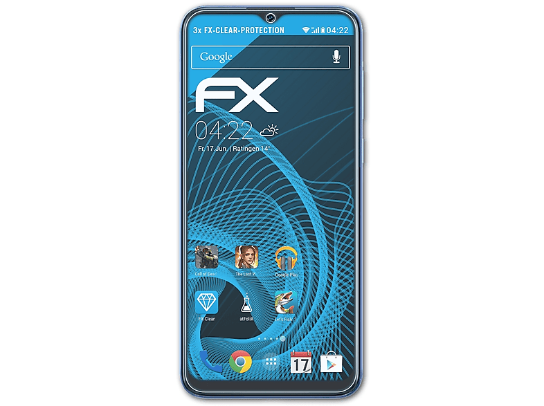 ATFOLIX 3x klar&stoßfest Displayschutz(für Oukitel C31) | Displayschutzfolien & Gläser