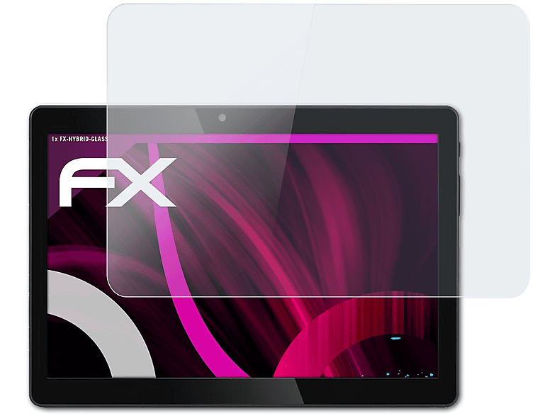 ATFOLIX FX-Hybrid-Glass Schutzglas(für JAY-tech Tablet-PC XTE10D)