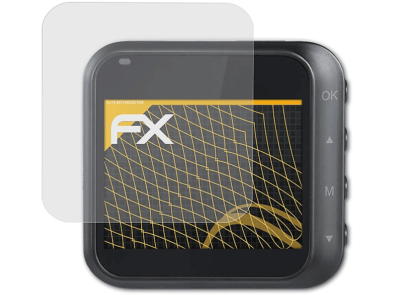 FX-Antireflex 3x ATFOLIX C420) Apeman Displayschutz(für