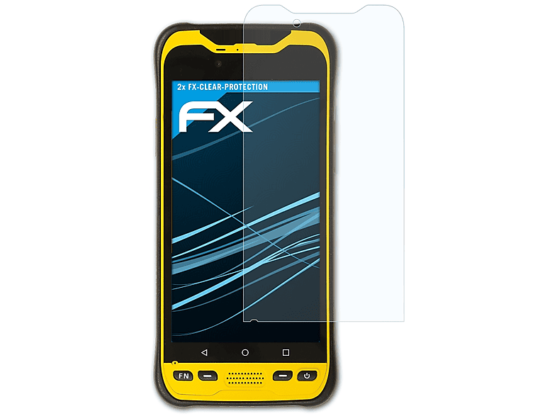 ATFOLIX 2x FX-Clear Displayschutz(für Trimble TDC600)