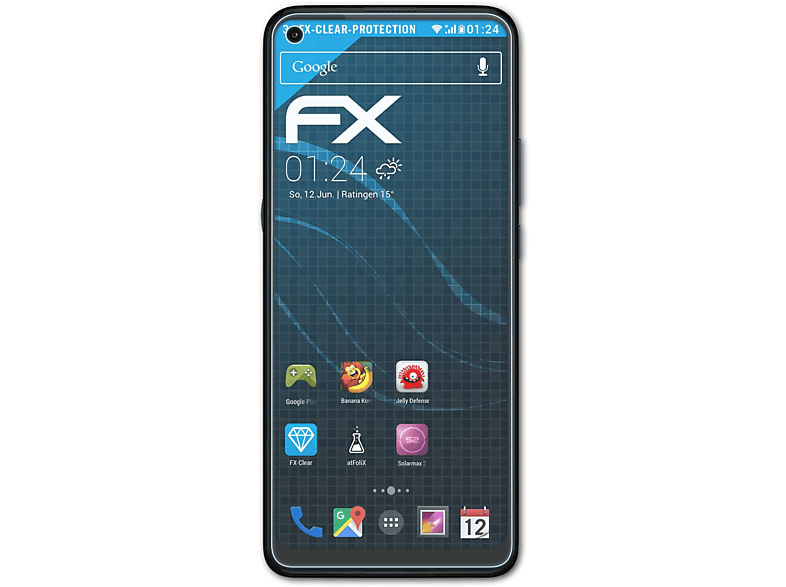 3x G9 Motorola Moto Power) ATFOLIX Displayschutz(für FX-Clear