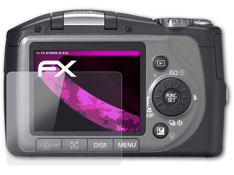 ATFOLIX FX-Hybrid-Glass Schutzglas(für Canon PowerShot SX100 IS)
