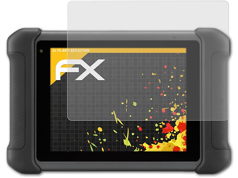 2x ATFOLIX MS906) FX-Antireflex Autel MaxiSys Displayschutz(für