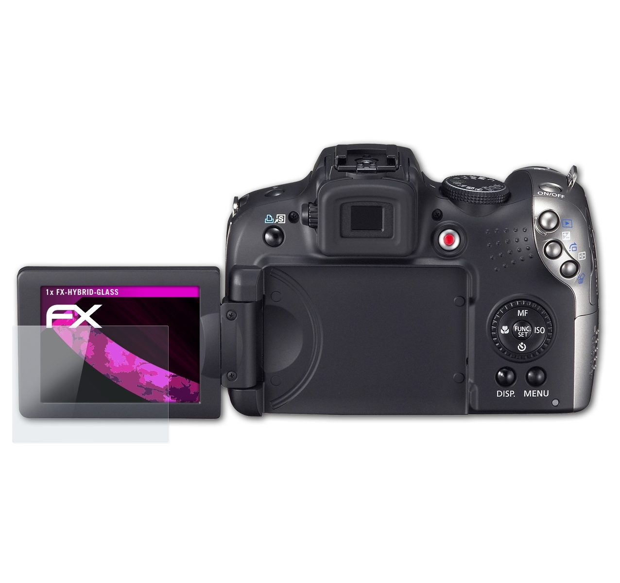 FX-Hybrid-Glass ATFOLIX PowerShot Canon Schutzglas(für SX20 IS)