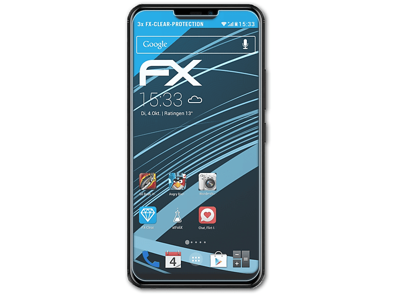 ATFOLIX 3x FX-Clear Y81) Vivo Displayschutz(für