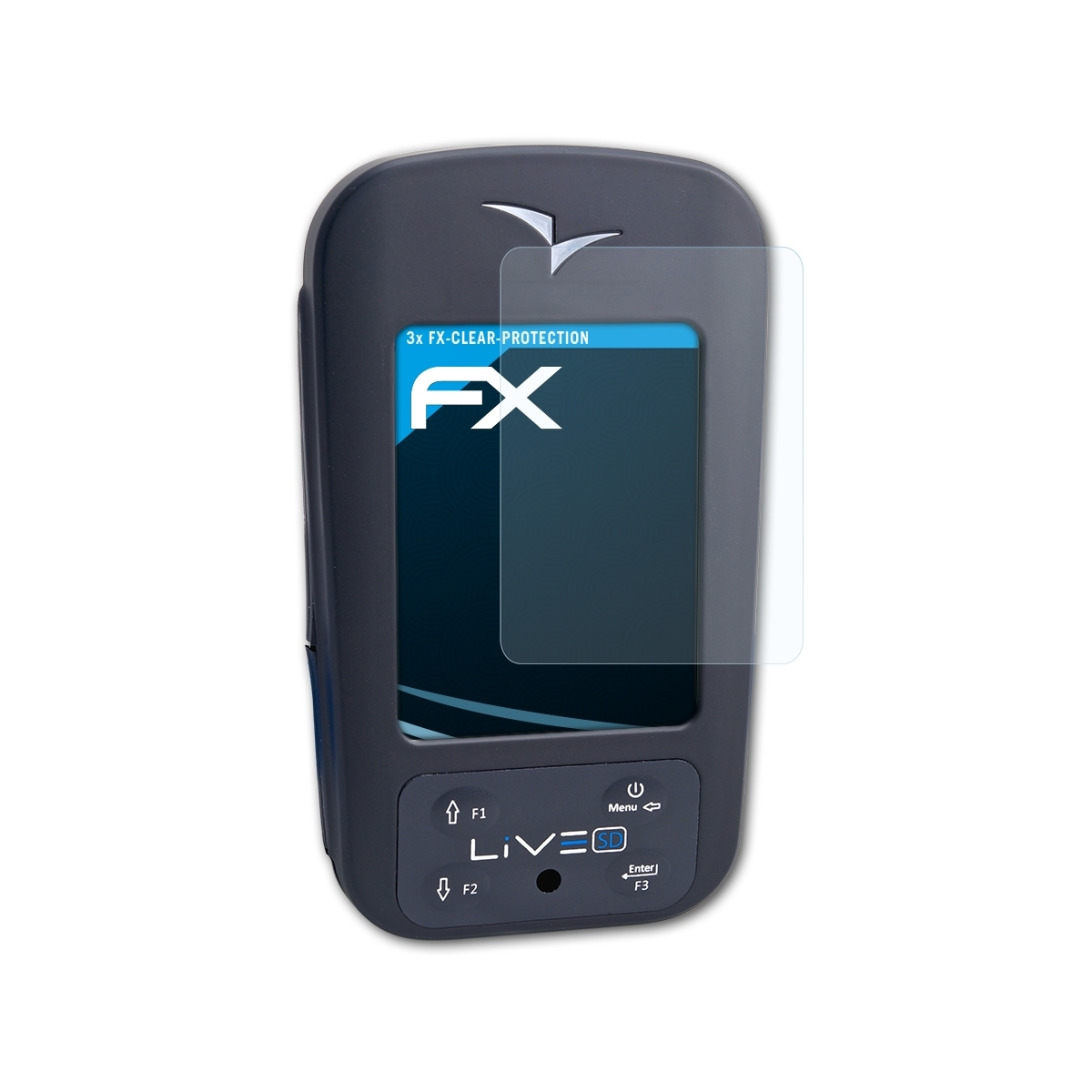 3x ATFOLIX Displayschutz(für Live SD) FX-Clear Flymaster